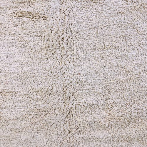 Beige wool rug 5