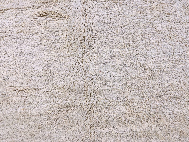 Beige wool rug 5