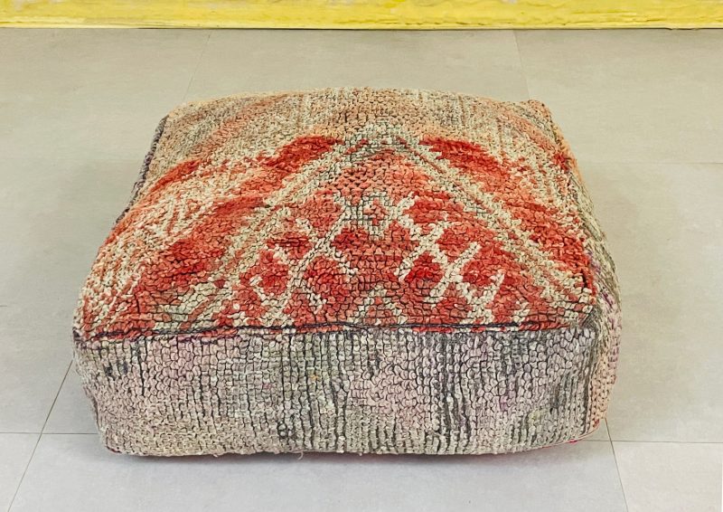 Handcrafted Ottoman pouf