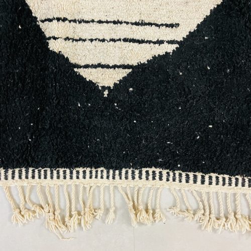 Moroccan black rug 2