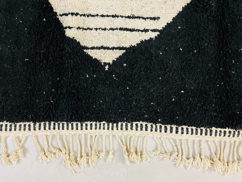 Moroccan black rug 2