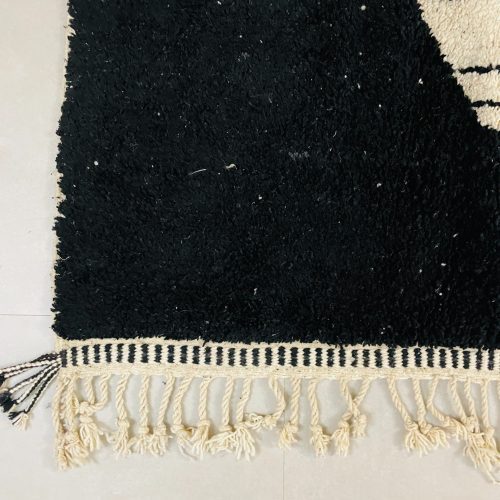 Moroccan black rug 3