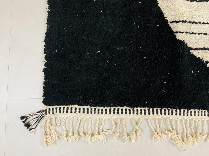 Moroccan black rug 3