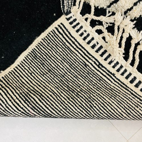 Moroccan black rug 4