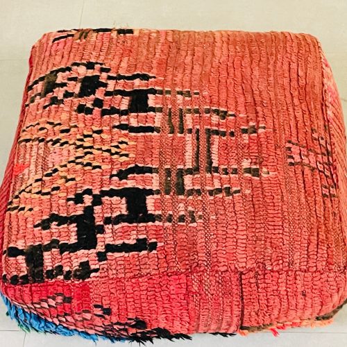 Moroccan woolen pouf 5