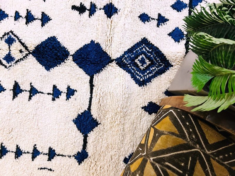 aesthetic moroccan wool rug 1