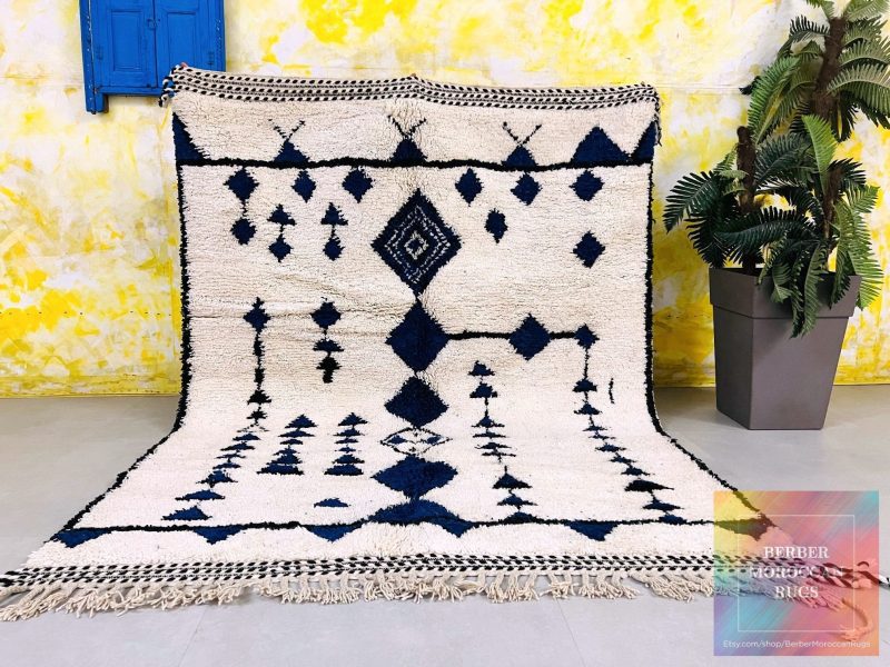 aesthetic moroccan wool rug 4