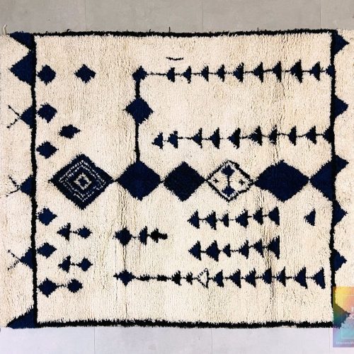 aesthetic moroccan wool rug 5