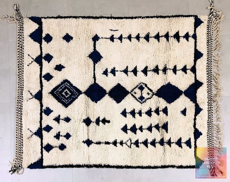 aesthetic moroccan wool rug 5