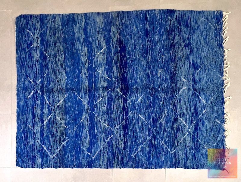 blue berber moroccan rug 10