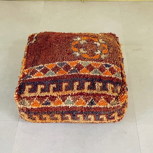 boho woolen pouf 5