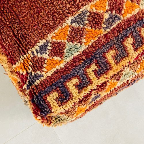 boho woolen pouf 9