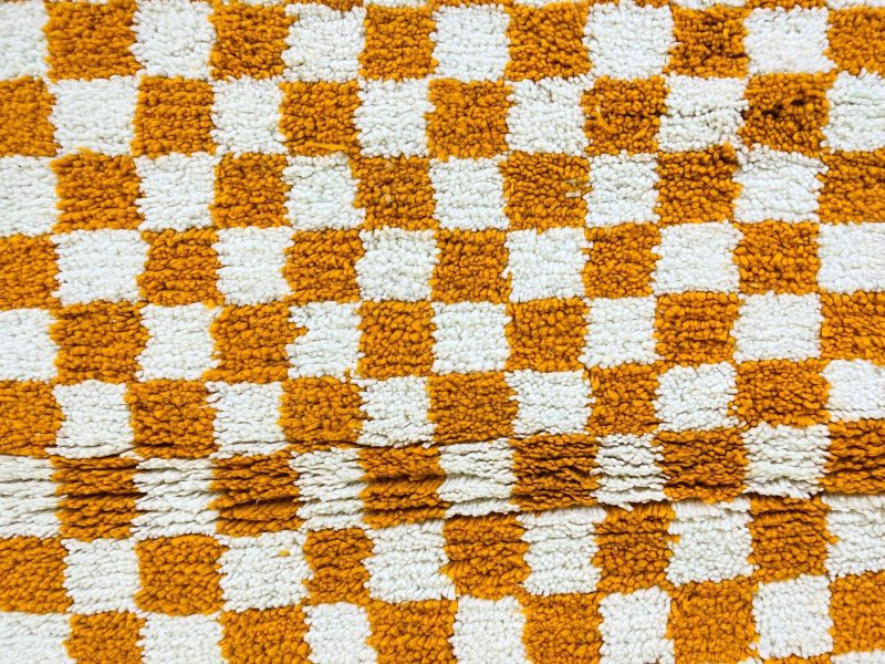 checkered wool rug 6