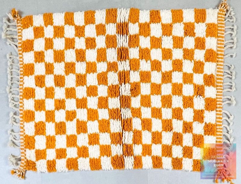 checkered wool rug 9