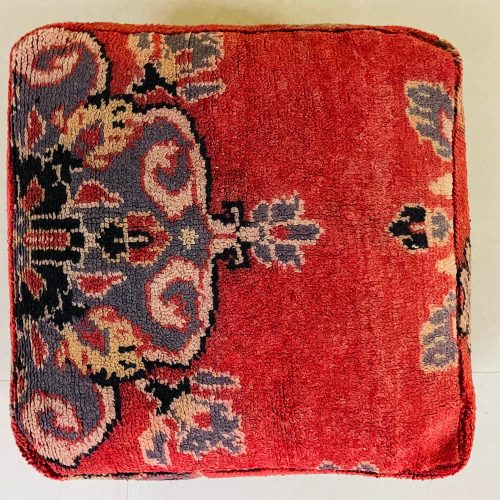 moroccan pillow pouf 1