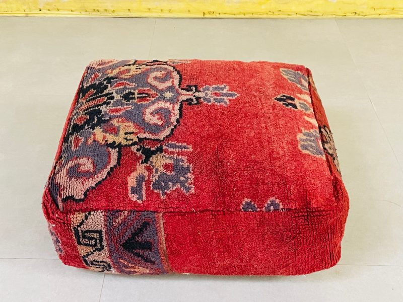 moroccan pillow pouf 2