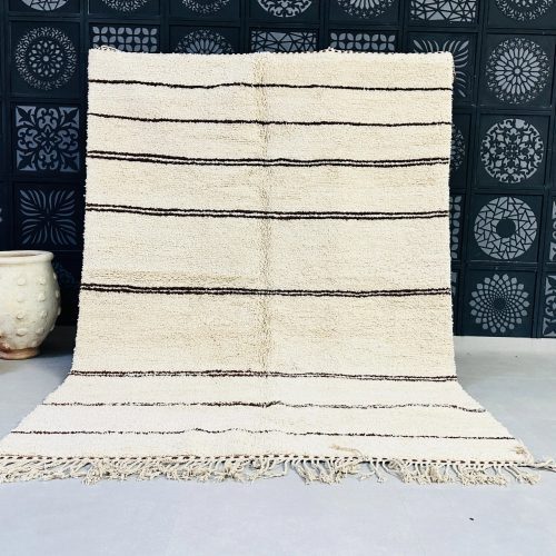 boho rug, Moroccan area rug, shag rug, custom boujad rug, Moroccan rug, Custom area rug, Beni ourain rug, berber rug, custom rugs, strips rug, Wool rug