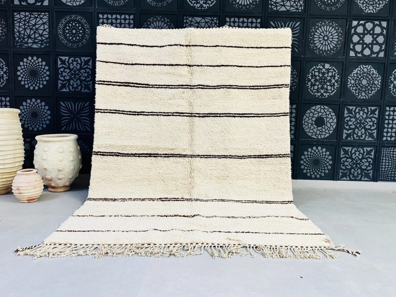 boho rug, Moroccan area rug, shag rug, custom boujad rug, Moroccan rug, Custom area rug, Beni ourain rug, berber rug, custom rugs, strips rug, Wool rug