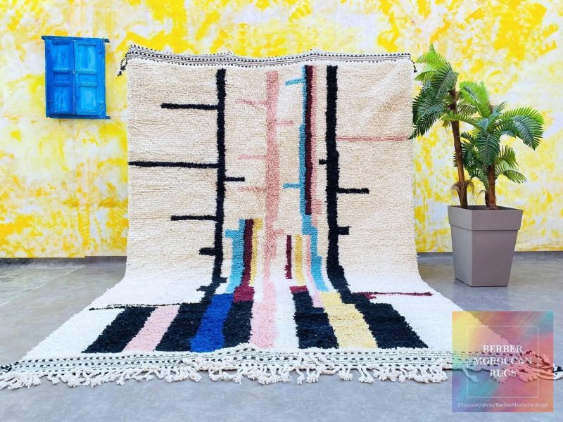 beni ourain, wool custom rug, Wool rug, Moroccan area rug, custom made rugs, Custom size rug, berber rug, custom rug, Beni ourain, Solid rug, Moroccan rug, rug rugs