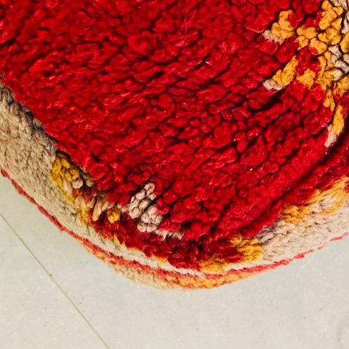 moroccan wool pouf 6