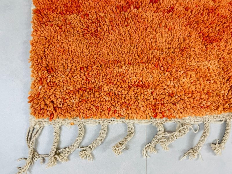 orange kilim rug 1