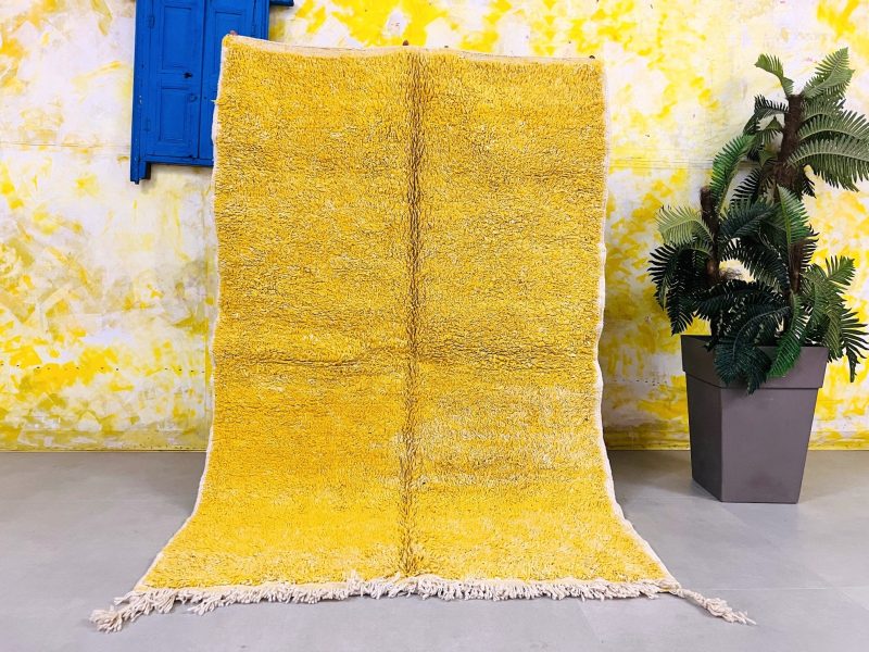 yellow moroccan rug 1