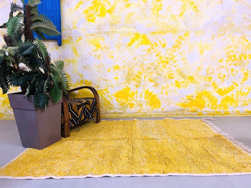 yellow moroccan rug 2